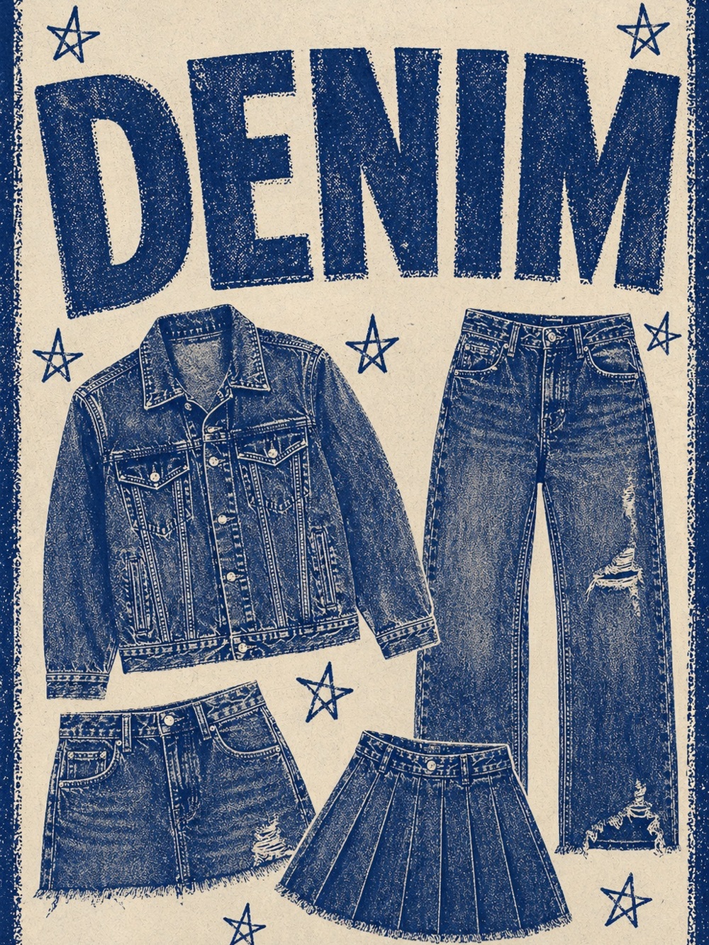 Unlisted Denim (no cancellations)